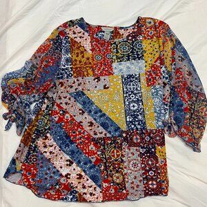 Casual multi colored top